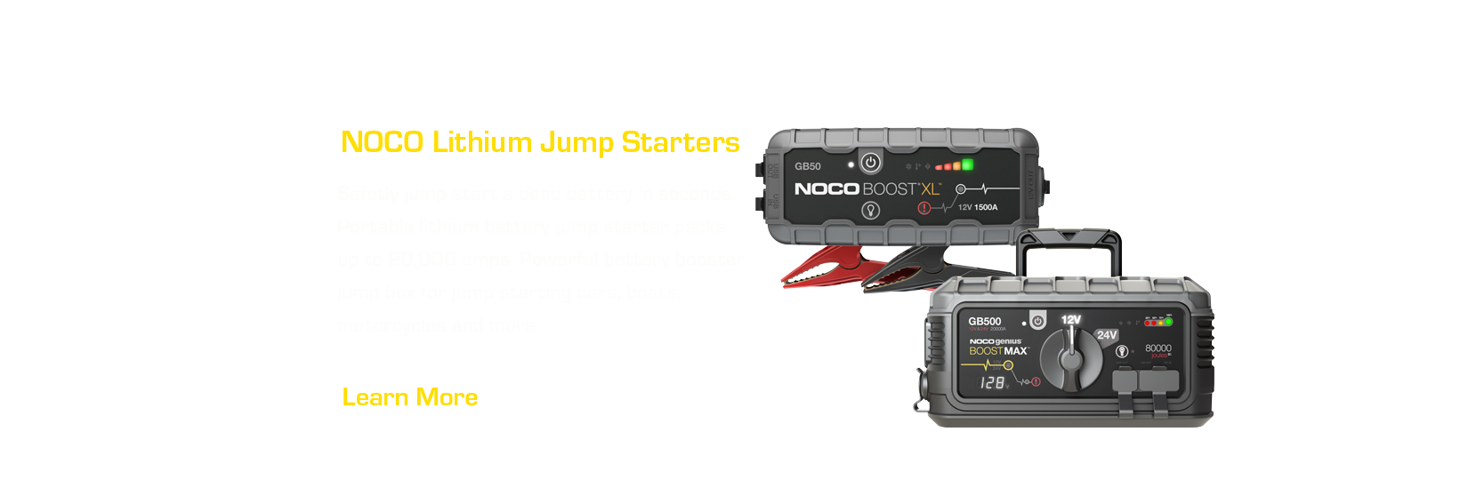 Shop NOCO Jumpstarters & Chargers
