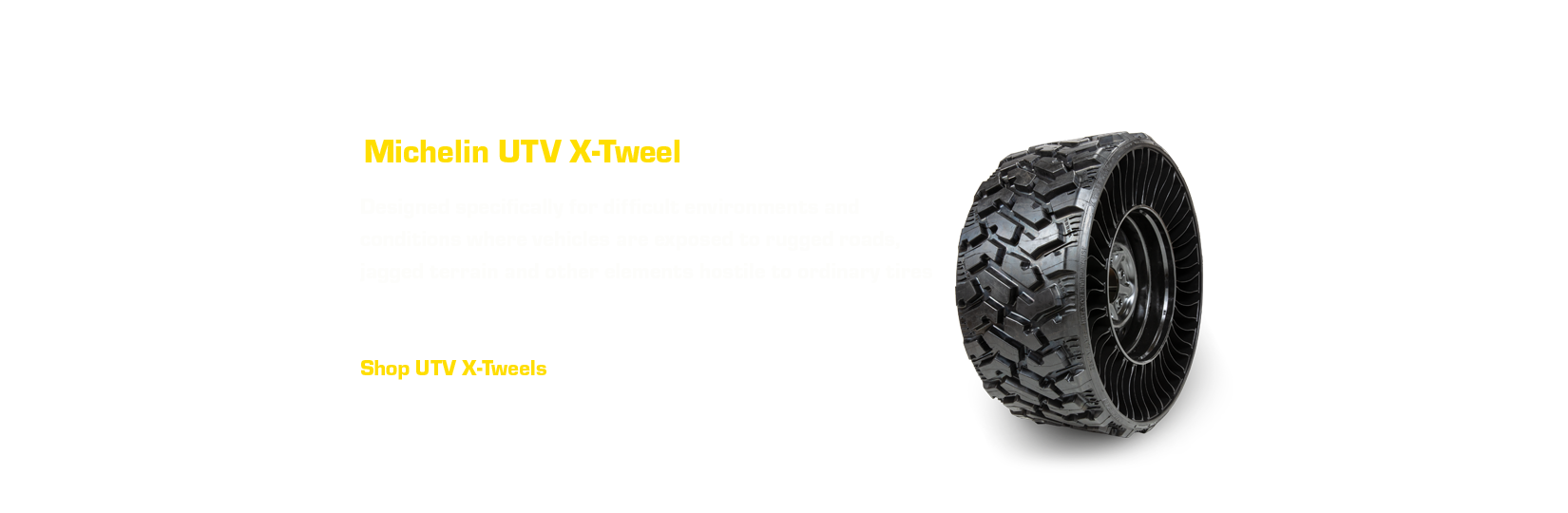 Shop Michelin UTV Tweels